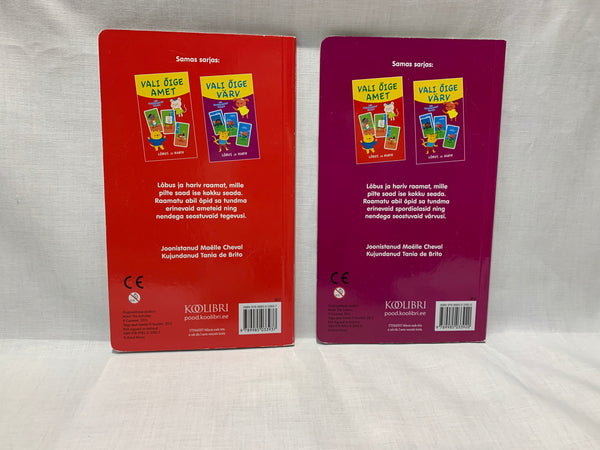 "Vali õige värv / amet"